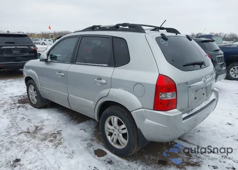 2007 Hyundai Tucson Limited/Se z USA, uszkodzony, nr VIN KM8JN72D47U482369